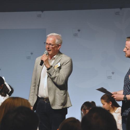 Der Leiter des pädagogischen Bereichs der Bildungsdirektion, Dr. Werner Mayr, bei der Veranstaltung