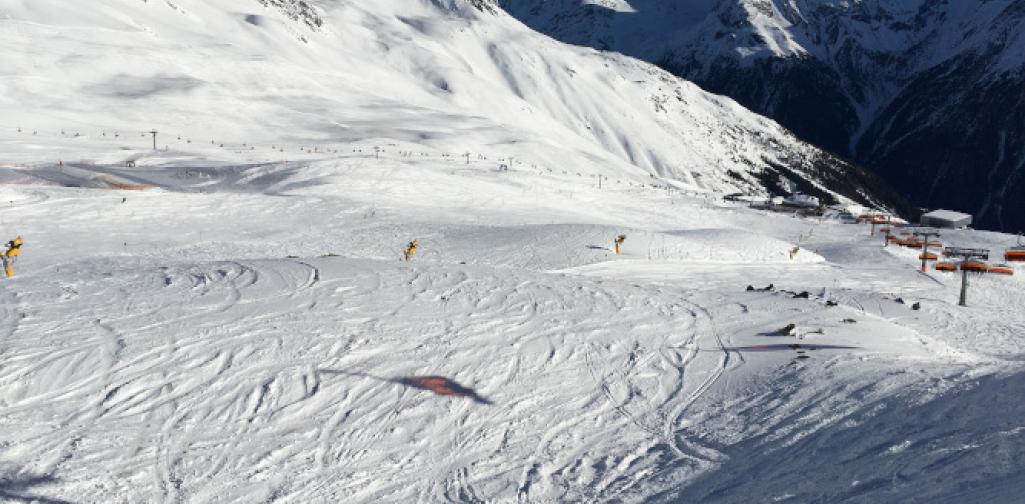 Giggijoch Sölden Skipisten am Giggijoch